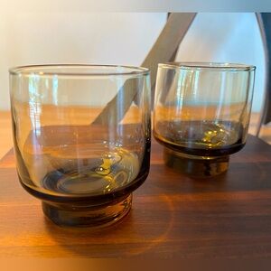 Libbey Tawny Highball Glasses in Smoked Amber